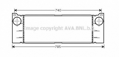 AVA QUALITY COOLING msa4473 -  Интеркулер